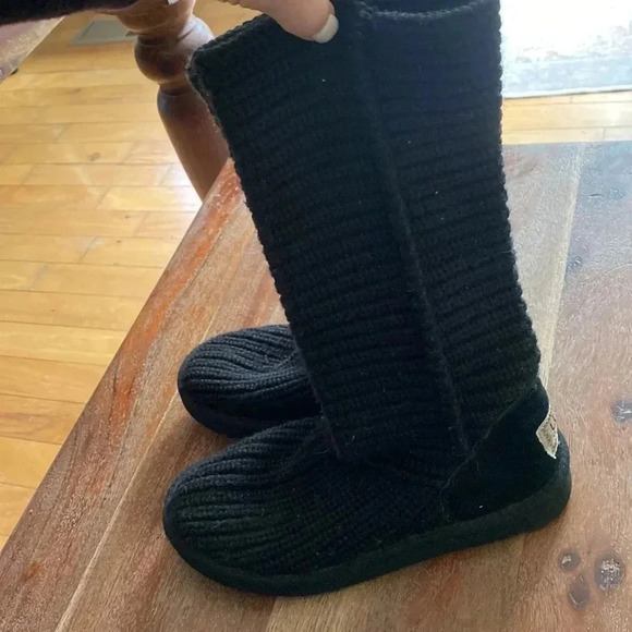 Vintage UGG cardi knit boots size 5 - Picture 4 of 7